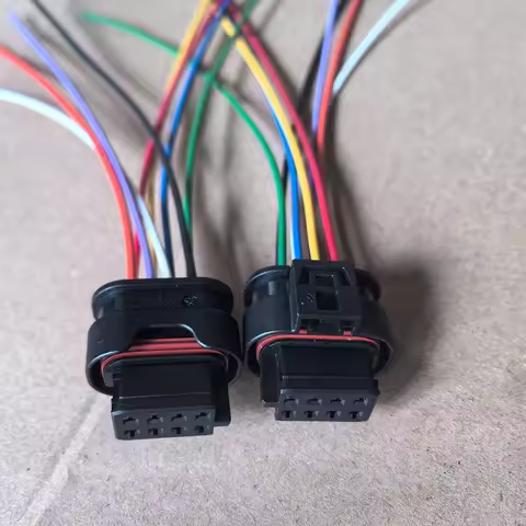 8 Pin/Way Rear Taillight Plug Connector With 15cm 18AWG Wire Harness Cable 805-031-541 For BMW 1-8 S