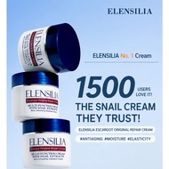 ELENSILA Escargot Original Repair Cream 50g x 2pcs Snail Mucin Moisturizing Face Cream Hydration Car