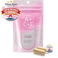 [Directly shipped from JaActive Supplement Active Supplement Vitamin A+C+E 60 Tablets Nutritional Su