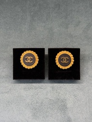 90%New二手Chanel clip earrings vintage耳夾式耳環