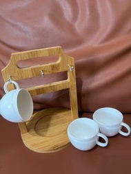 茶杯 咖啡杯 組 附杯架