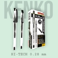 KENKO Hi-Tech-H 0.28 mm Gel Pen black 3pcs