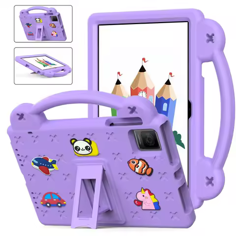 For TCL NxtPaper 11/Tab 10 Gen2 /Tab 8 Gen2 Plus Kids Protective Case with Handle & Stand, Shockproo