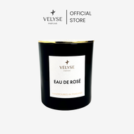 Velyse EAU DE ROSE candle 227g. เวลลีสซ์ เทียนหอม กลิ่นกุหลาบ