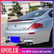 For BMW 6 Series E63 And E64 Convertible Not For E64 Carbon Fiber Rear Trunk Spoiler Tail Wing 04-09