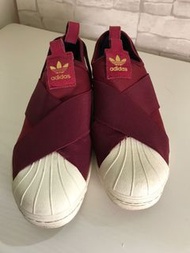 Adidas 三葉草繃帶鞋originals superstar slip on W