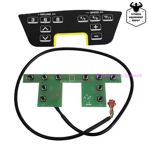 Treadmill membrane keypad display control panel motherboard for Reebok SL8 Treadmill Spare Parts Rep