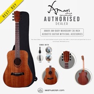 AMARI BABY ACOUSTIC GUITAR WITH BAG, STRAP,CAPO,TUNER (SIZE AS LITTLE MARTIN/ TAYLOR BABY/ SEAMUSICI