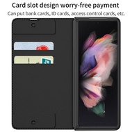 Samsung Z Fold 3 Fold3 Shealth Wallet Armor Pen Slot Gkk Original Case