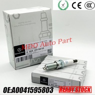 4-6pcs A0041595803 PLKR7B8E 94716 DOUBLE GENUINE SPARK PLUG (4pcs) MERCEDES BENZ M272-W221 W219 W212