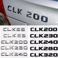 Car Rear Trunk Letters Emblem Tail Box Badge Sticker for Mercedes Benz CLK55 CLK63 CLK200 CLK230 CLK