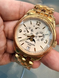 🔥🔥😍Patek Philippe 5146/1J-001 18k萬年曆月相機械手錶