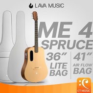 LAVA ME 4 Spruce 36″ with Lite Bag / 41" with Airflow Bag กีตาร์โปร่งไฟฟ้า ME4 ME4Spruce with LiteBa