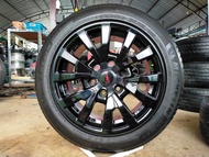 แม็กtrd ขอบ17 สีอบpowder coat พร้อมยางมิชลิน 225 50 17 ปี22 ใส่รถตู้ toyota , isuzu ตัวเตี้ย