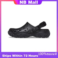 ของแท้พิเศษ Crocs All-Terrain Atlas Clog Black Shoes Non-Slip Thick Sole Beach Sandals 208391-060 รอ