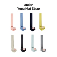 Andar Yoga Mat Strap (5color) Durability enhancement, slip-resistant buckle, lightweight design, pac