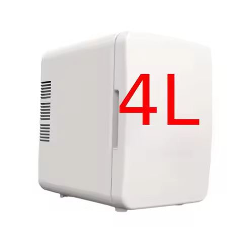 4L Mini Fridge Car Refrigerators Multiuse Cosmetics Skincare Fridge for Food Drinks Outdoor Travel H