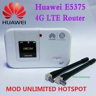 【Hot Sale】 USED Huawei E5375 4G LTE WIFI Router 4G TDD/FDD Mobile Hotspot Router  with antenna 90% N