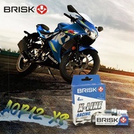 AOR12-X8 Brisk X-Line Racing Spark Plug for Yamaha LC/Y15/FZ/R15 V3/NVX/N-MaxHonda PCX/ADVKawasaki N