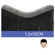≮709≯ 【Ready Stock】Wig for men 1.5x16cm wig cap wig hair wig wig bangs toupee men toupee wig for me