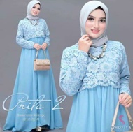 Gamis Prita Maxi Vol 2 Ukuran S, M, L, XL, XXL Gamis Muslim Termurah Ukuran Jumbo