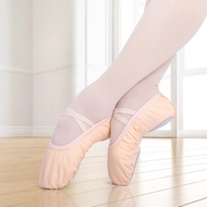 【Get the Perfect Fit】 Girls Ballet Shoes For Woman Ballerina Shoes Ballet Flats Women Canvas Soft Sole Dance Slippers Children Practise Dance Shoes