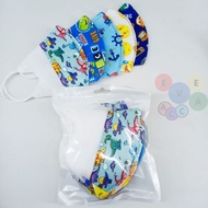 Masker duckbill anak motif / Masker duckbill anak karakter / Duckbill