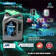 MOTION 10w40 4L API SP SEMI Synthetic Engine Oil Car