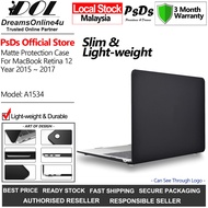PsDs Matte Ultra Slim Light Weight Hard Cover Case Laptop MacBook Retina 12 A1534 Year 2015 2016 201