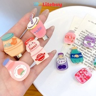 PVN60315 Cute Cartoon Milk Tea/Juice Pot Hair Clip for Girls T5