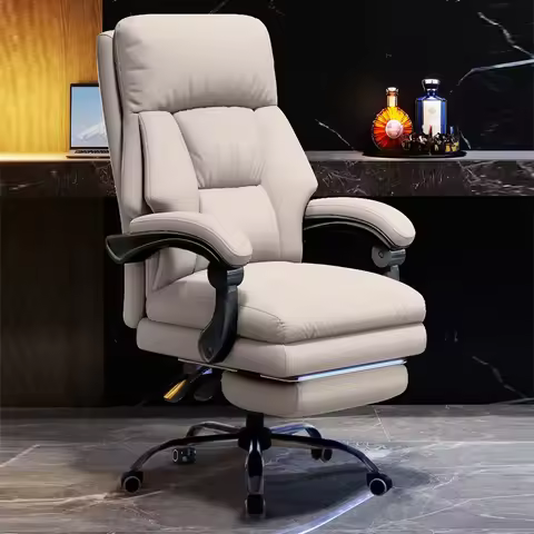 Chair Executive Desk Chair with Foot Rest Comfortable Computer