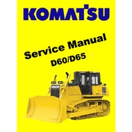 KOMATSU BULLDOZER D60 D65 SERVICE WORKSHOP MANUAL
