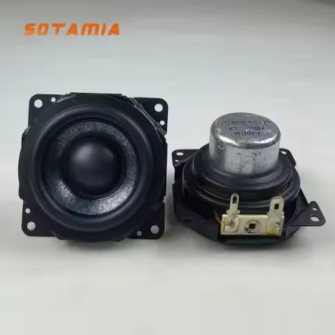 SOTAMIA 2Pcs 2 Inch Full Range Speaker 4 Ohm 16W Special Mica Paper Cone Power Loudspeaker DIY Bluet