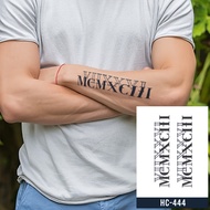 Semi Permanent Tattoo Long Lasting Temporary Tattoo Sticker 15 Days Waterproof Tattoo Sleeve 11x18cm