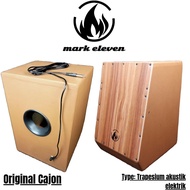 Cajon Trapezoid Acoustic Electric Cajon Electric Drum Box Acoustic Electric