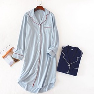 Comfortable Cotton Pajamas Dress For Women Home Leisure Wear