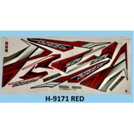 HONDA DASH125 FI V1 V2 V3 Stripe Stiker Sticker WAVE DASH 125 DASH125S DASH125R (7) BODY COVERSET CO