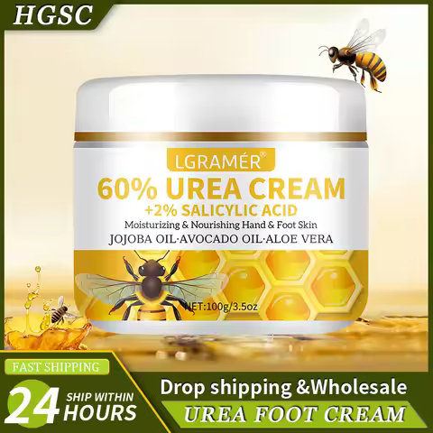 60% Urea Hand Foot Cream Repairs Dryness Cracks Gently Exfoliates Softens Skin Provides Super Moistu