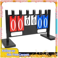 【D&F】Scoreboard Basketball 6-Digit Vertical Removable Flip Scoreboard Court Scoreboard Game Records 