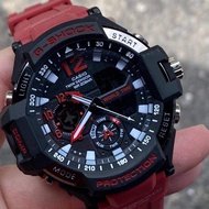 MERAH HITAM Drhj G SHOCK Ga1000 GA1100 RUBBER Strap Red Black Cheapest Watch [86]