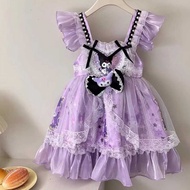 Kids Kuromi Lolita Dress / Kuromi Sleeveless Dress {130 &150}