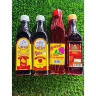 🌹🌹🌹aqsa Rose Sirap /Rose Lemon Sirap 375ml 🌹MASAKU ROSE 300ML (PEKATAN PERASA ROS)