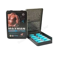 ORIGiiNAL MAXMAN BLUE TABLETS(10PCS) FOR MAN Extend Erections Time Expert Impotence (Discreet Packag