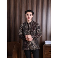KEMEJA Hardi Batik Dobby - ARTA | Men's Long Sleeve Dobby Batik Shirt
