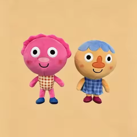 Noodle Pals Plush Dolls Super Simple Songs Characters Soft Stuffed Cute Cartoon Plushies for Kids Ba