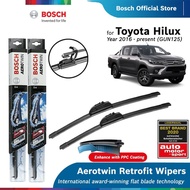 Bosch Aerotwin Retrofit U Hook Wiper Set for Toyota Hilux Revo Gun125 (22"+16")