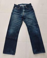 日本製 Studio D'Artisan SD-101 小豬 SDA 藍耳布邊 貓鬚 色落 丹寧 牛仔褲 大阪五虎