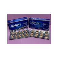 #FarmasiMY Daflon 500mg / 1000mg - Hemorrhoids Piles Varicose Vein (Ubat Buasir) Sakit Urat Acute