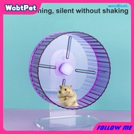 Woodboatrxq Hamster Wheel Easy to Install Pet Running Wheel Transparent Hamster Exercise Toy Small
