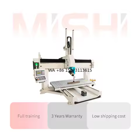 5Axis EPS CNC 2000*4000mm Large Size ATC CNC Router 5 Axis CNC Router Foam Cutter With Rotary